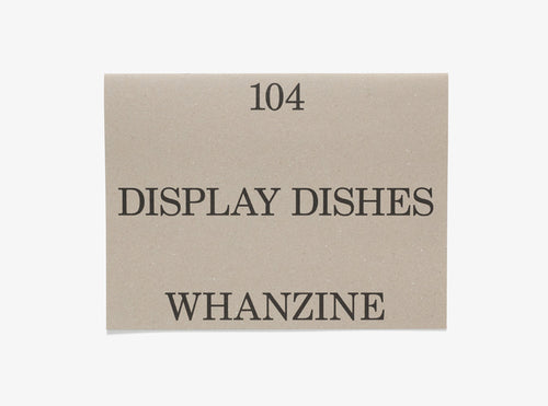 104, Display Dishes